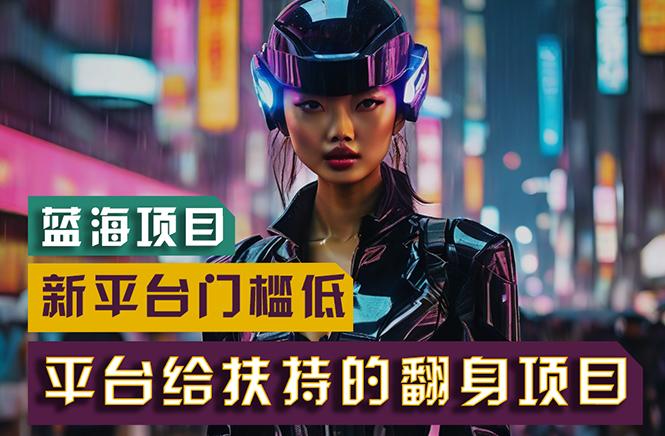 【蓝海项目】新平台无脑搬运，翻身项目 门槛低 小白也能轻松上手 日入500+-云网创