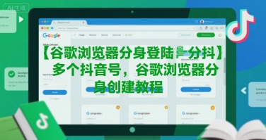 谷歌浏览器分身登陆多个抖音号，谷歌浏览器分身创建教程-云网创