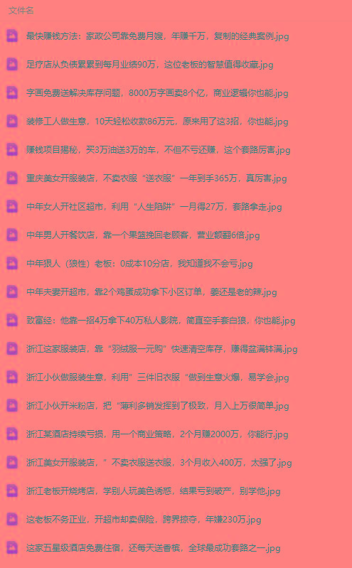 图片[1]-(9607期)真实有效391套商业模式，年入几十到几百万案例解析(电子书+视频+图文)-云网创