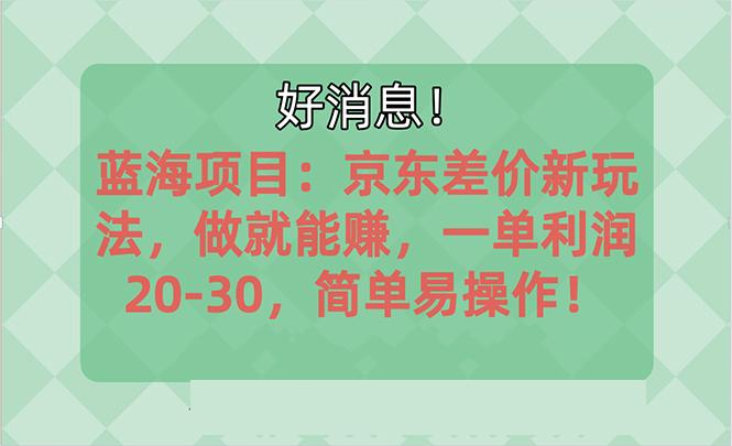 越早知道越能赚到钱的蓝海项目：京东大平台操作，一单利润20-30，简单...-云网创