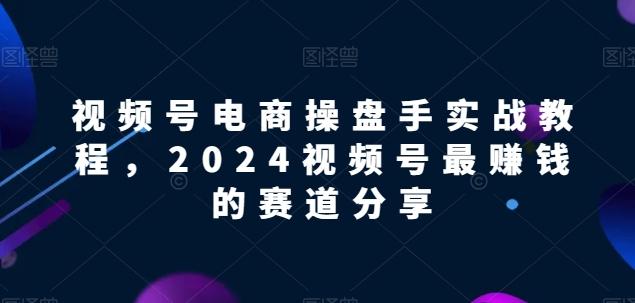视频号电商实战教程，2024视频号最赚钱的赛道分享-云网创