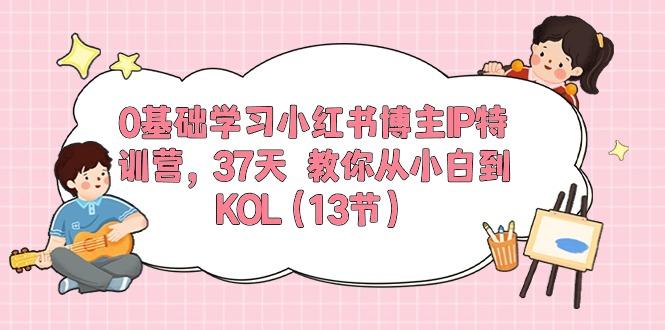 0基础学习小红书博主IP特训营，37天 教你从小白到KOL(13节-云网创