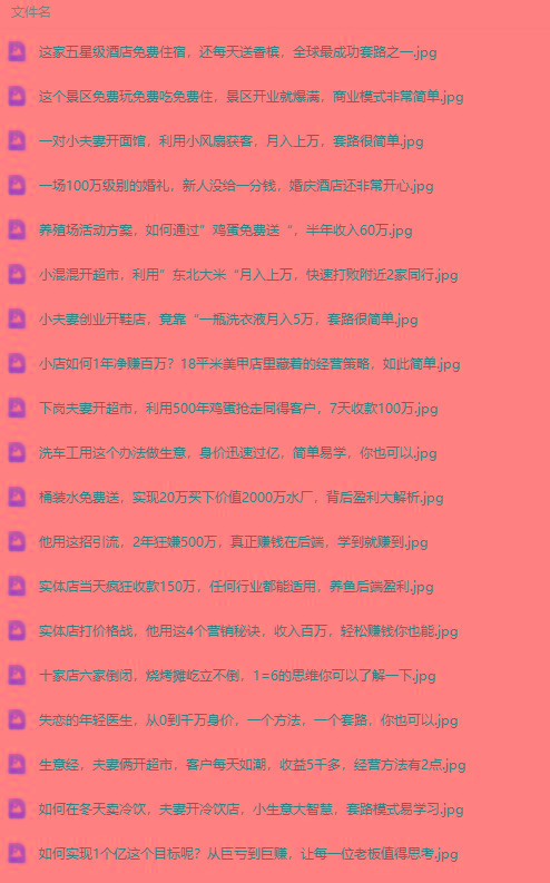 图片[2]-(9607期)真实有效391套商业模式，年入几十到几百万案例解析(电子书+视频+图文)-云网创