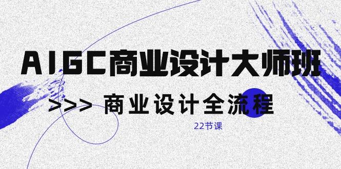 AIGC-商业设计大师班，商业设计全流程(22节课-云网创