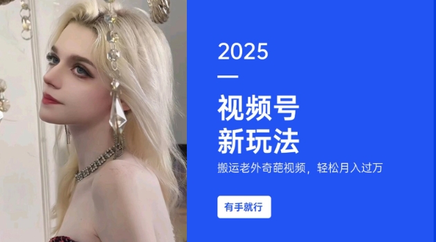 搬运老外奇葩视频，撸视频号分成计划收益，每天只需一小时，新手小白轻松月入过W-云网创