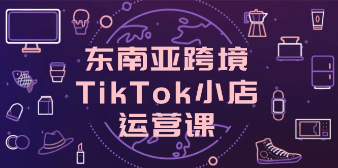 东南亚跨境TikTok小店运营课,掌握店铺设置与流量转化核心技巧-云网创