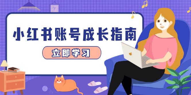 小红书账号成长指南,爆款选题+精准定位+数据分析,系统提升账号变现能力-云网创