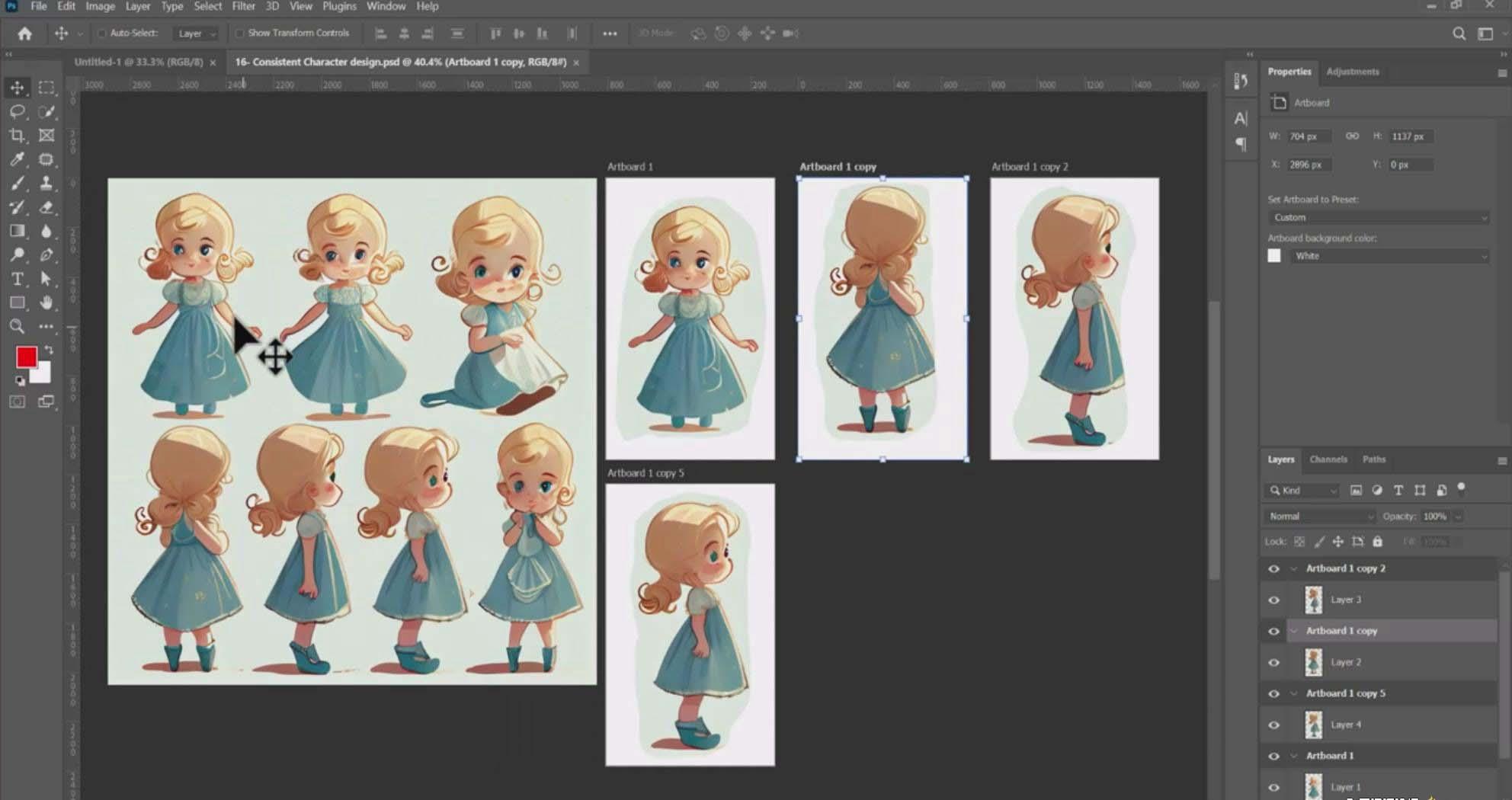 图片[7]-掌握 MidJourney V5 AI + ChatGPT创建一致的角色设计图像-22节课-中英字幕-云网创