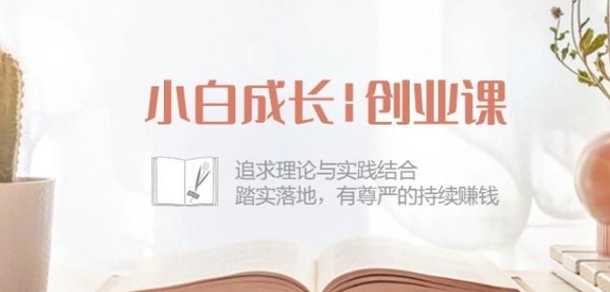 小白成长创业课：追求理论与实践结合，踏实落地，有尊严的持续赚钱-42节-云网创