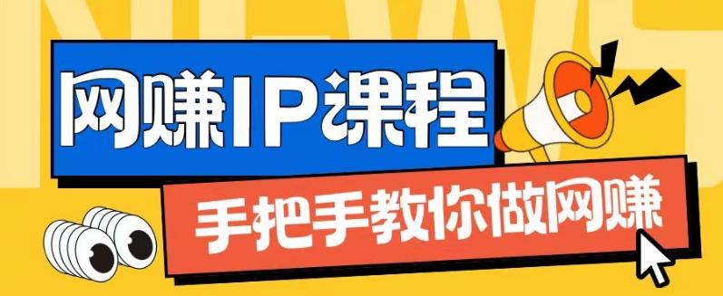 ip合伙人打造1.0，从0到1教你做网创，实现月入过万【揭秘】-云网创
