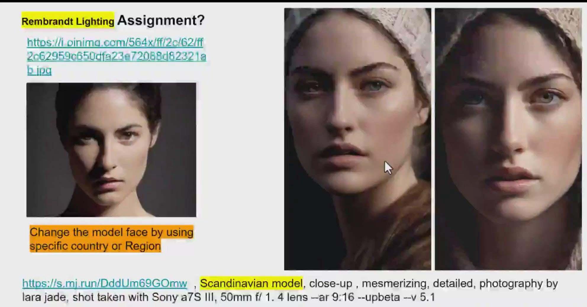 (9312期)Midjourney v5 ChatGPT 和 Bard AI人工智能人像摄影大师班-15节-中英字幕-云网创