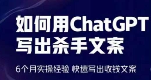 如何用ChatGPT写出杀手文案，6个月实操经验，快速写出收钱文案-云网创
