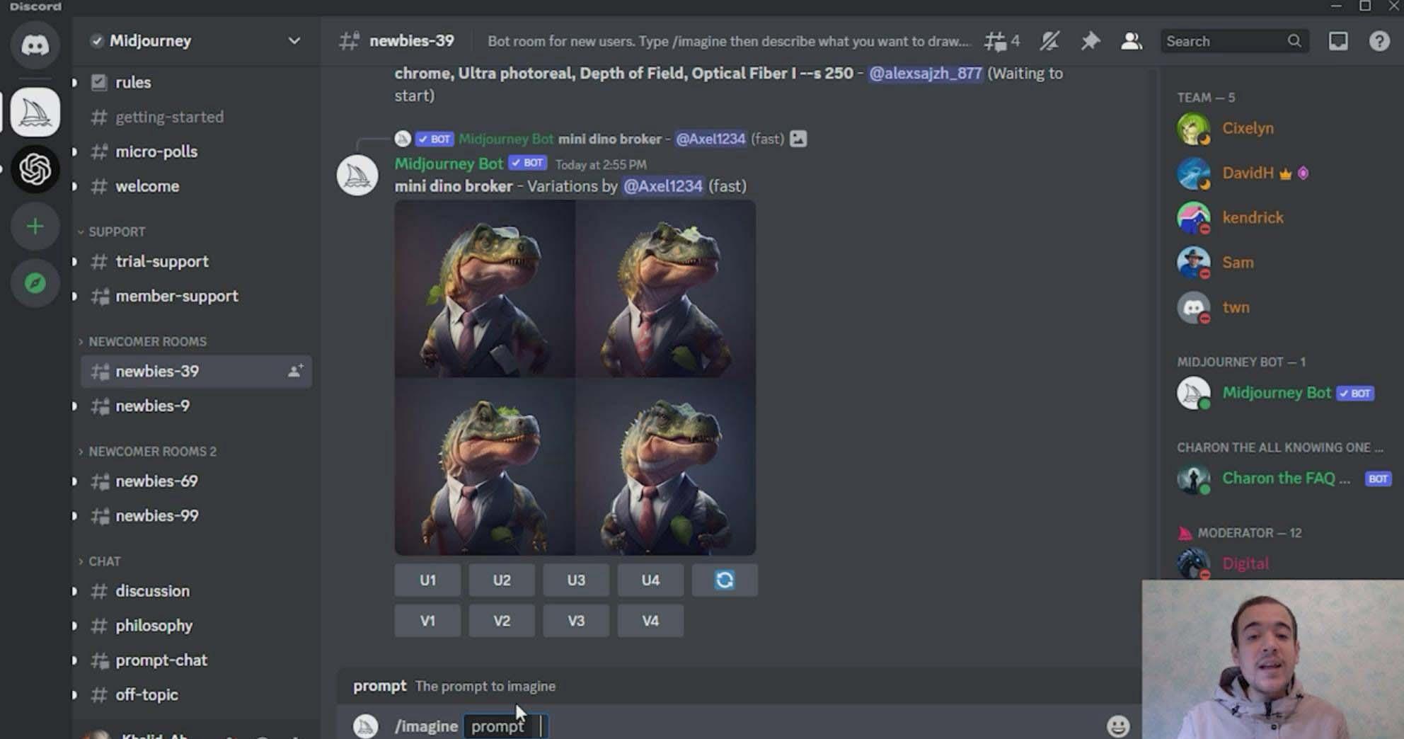 图片[1]-Midjourney 精通教程-使用Midjourney AI创建美丽艺术图像-36节课-中英字幕-云网创