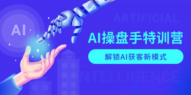 AI-操盘手特训营，解锁AI获客新模式，全面掌握AI商业应用与提示词技巧-云网创