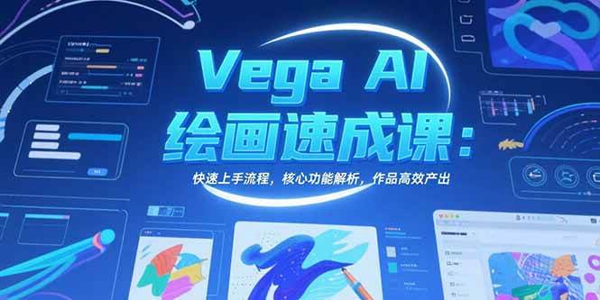 （15470期）Vega AI绘画速成课：快速上手流程，核心功能解析，作品高效产出-云网创