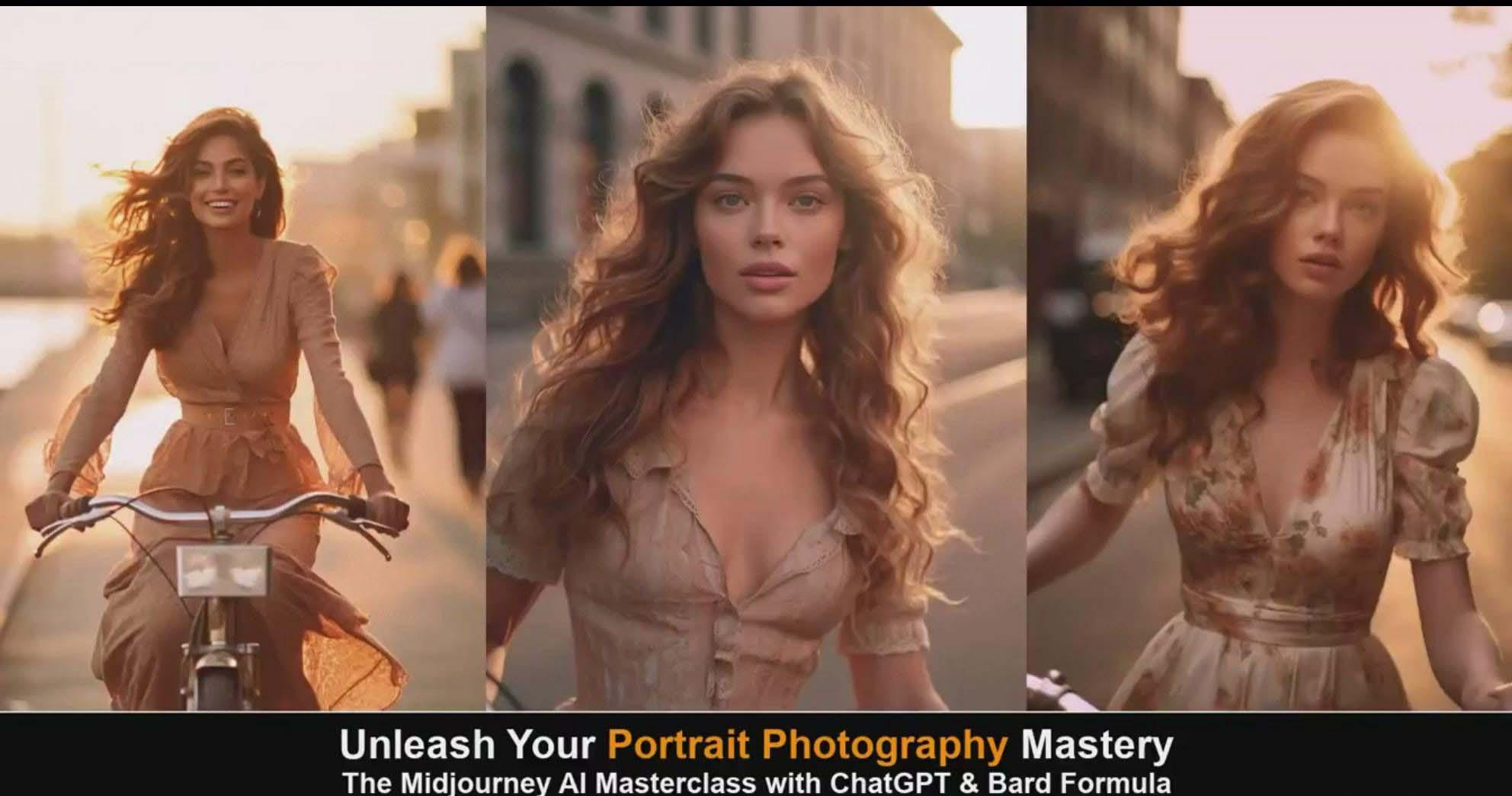 图片[4]-(9312期)Midjourney v5 ChatGPT 和 Bard AI人工智能人像摄影大师班-15节-中英字幕-云网创