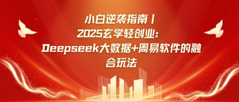 小白逆袭指南，2025玄学轻创业：Deepseek大数据+周易算法的融合玩法-云网创