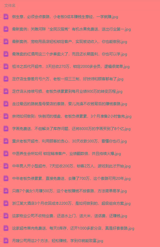 图片[3]-(9607期)真实有效391套商业模式，年入几十到几百万案例解析(电子书+视频+图文)-云网创