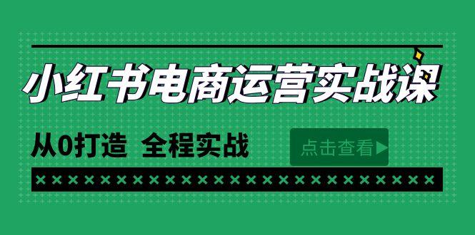 (9946期)最新小红书·电商运营实战课，从0打造  全程实战(65节视频课)-云网创