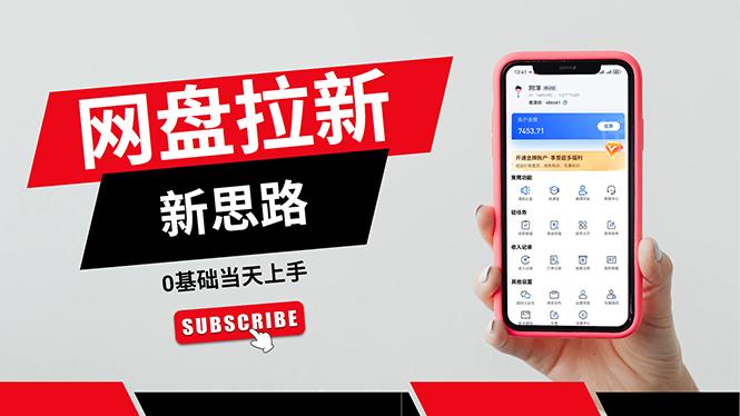 一天赚5000的秘密，网盘推广零基础操作，私域赚钱法，0基础当天上手-云网创