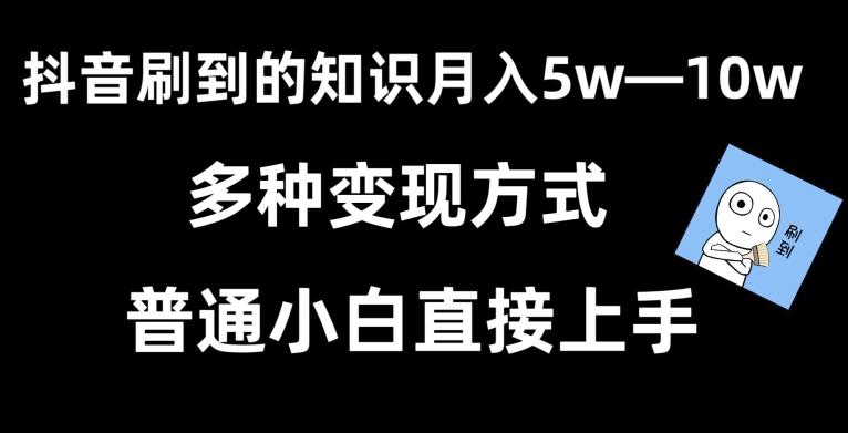 抖音刷到的知识，每天只需2小时，日入2000+，暴力变现，普通小白直接上手【揭秘】-云网创