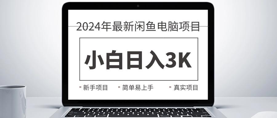 2024最新闲鱼卖电脑项目，新手小白日入3K+，最真实的项目教学-云网创