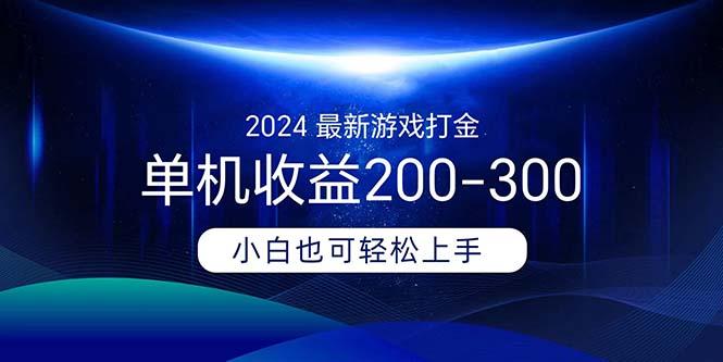 2024最新游戏打金单机收益200-300-云网创