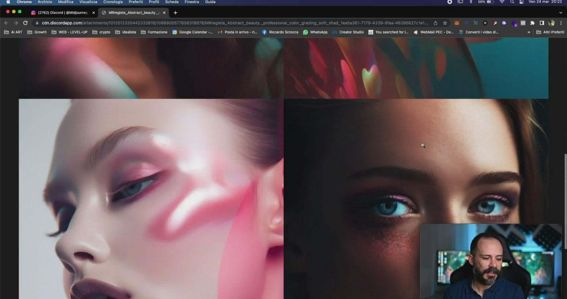 图片[5]-Midjourney AI人工智能创建和销售令人惊叹的海报教程-10节课-中英字幕-云网创