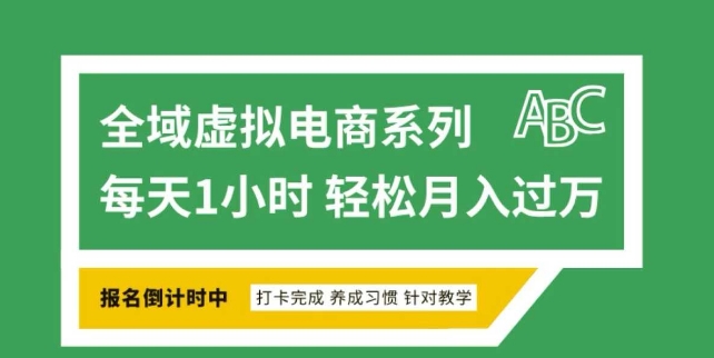 全域虚拟电商变现系列，通过平台出售虚拟电商产品从而获利-云网创