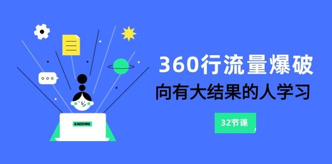 360行流量爆破,向有大结果的人学习(更新58节课)-云网创