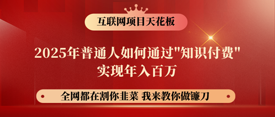 镰刀训练营超级IP合伙人,25年普通人如何通过“知识付费”年入百万!-云网创
