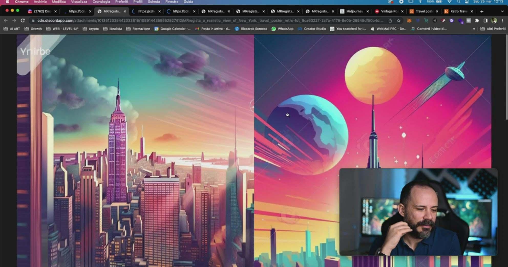 图片[11]-Midjourney AI人工智能创建和销售令人惊叹的海报教程-10节课-中英字幕-云网创