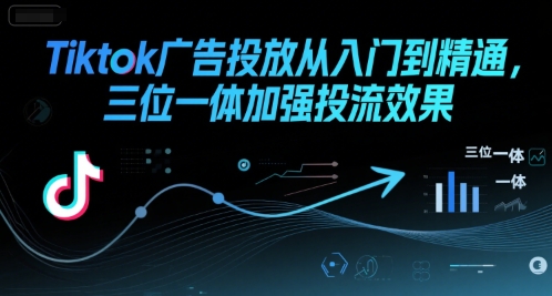 Tiktok广告投放从入门到精通，三位一体加强投流效果-云网创