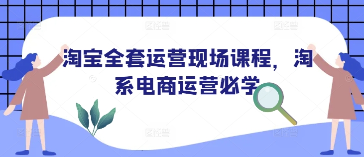 淘宝全套运营现场课程，淘系电商运营必学-云网创