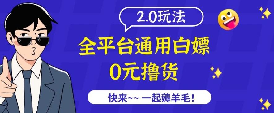 外面收费2980的全平台通用白嫖撸货项目2.0玩法【仅揭秘】-云网创