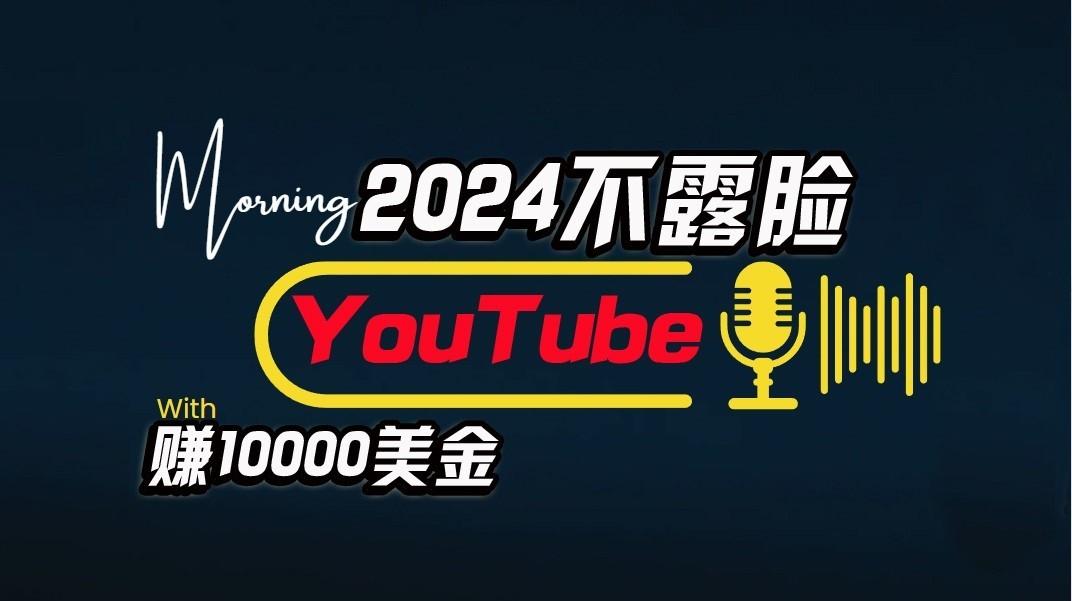 AI做不露脸YouTube赚$10000/月，傻瓜式操作，小白可做，简单粗暴-云网创
