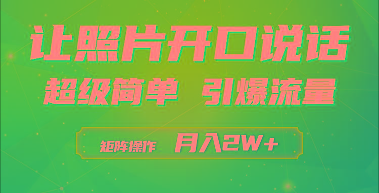 (9553期)利用AI工具制作小和尚照片说话视频，引爆流量，矩阵操作月入2W+-云网创