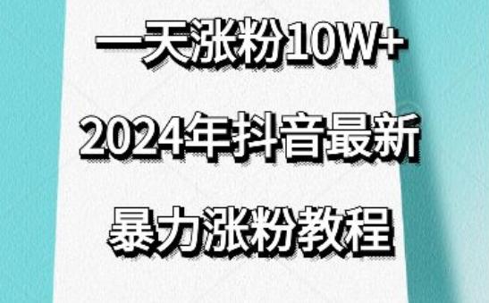 抖音最新暴力涨粉教程，视频去重，一天涨粉10w+，效果太暴力了，刷新你们的认知【揭秘】-云网创