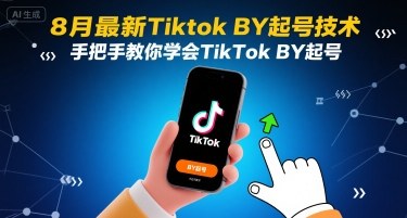 8月最新Tiktok搬运起号技术，手把手教你学会TikTok搬运起号-云网创