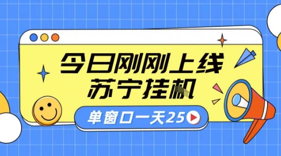 苏宁全自动采集挂G项目 稳定可批量 单窗口收益30+ 附教程【揭秘】-云网创