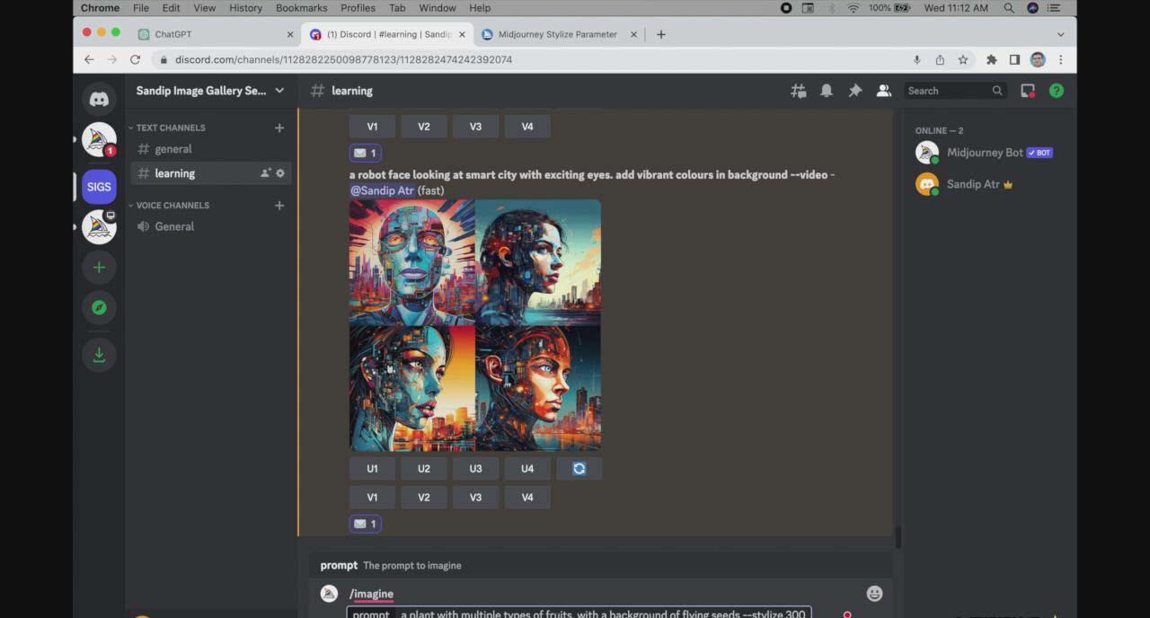图片[2]-ChatGPT4 和 MidJourney AI 绘画聊天革命性指南教程-33节视频课-中英字幕-云网创