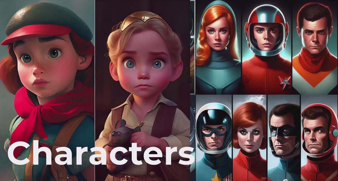 掌握 MidJourney V5 AI + ChatGPT创建一致的角色设计图像-22节课-中英字幕-云网创