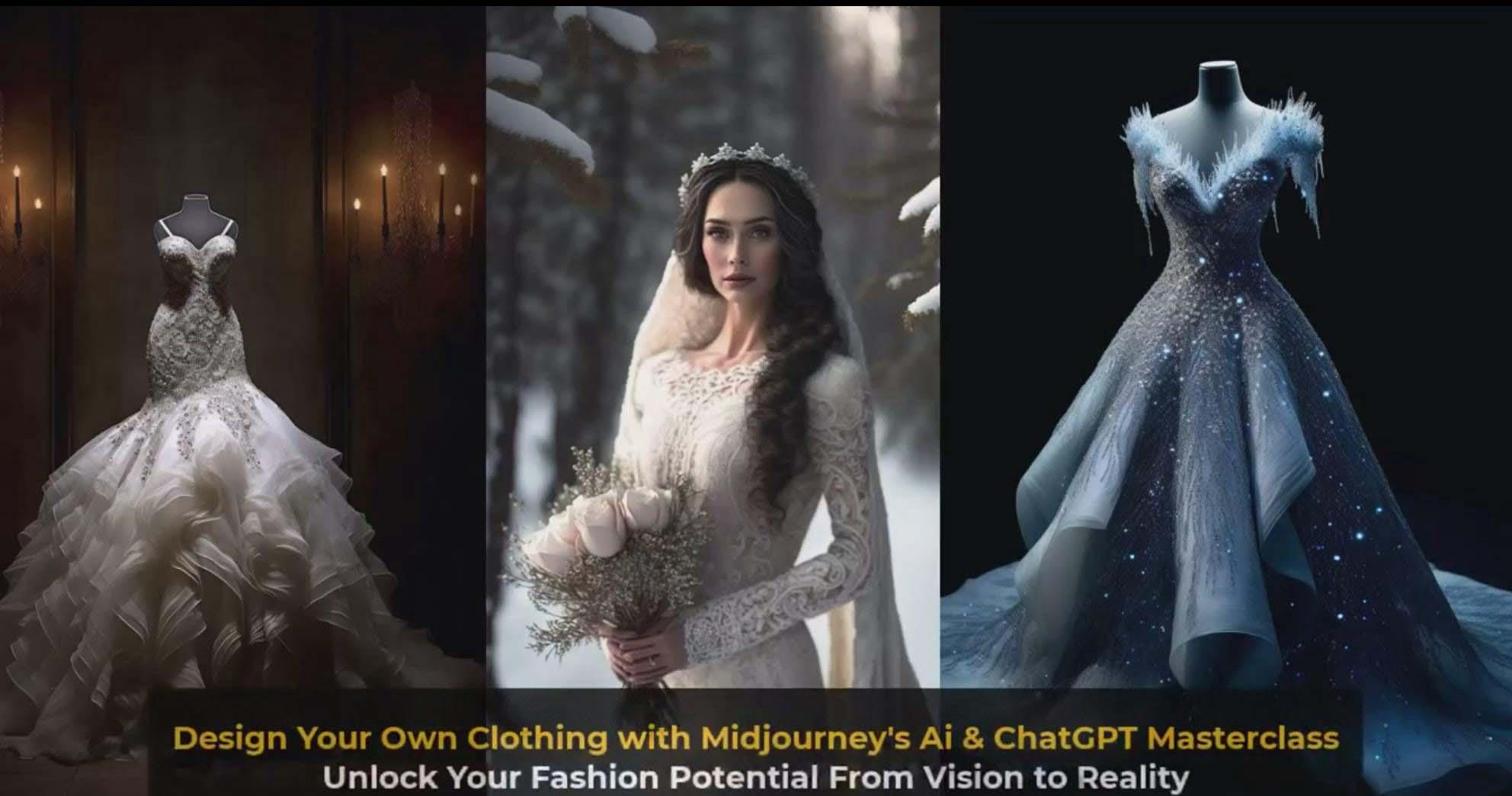 图片[7]-利用 Midjourneys Ai 人工智能设计自己的服装AI大师班-10节课-中英字幕-云网创