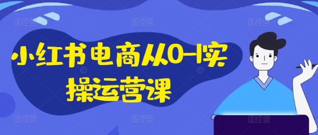 小红书电商从0-1实操运营课,小红书手机实操小红书/IP和私域课/小红书电商电脑实操板块等-云网创