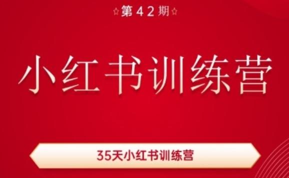 35天小红书训练营(42期)，用好小红书，做你喜欢又擅长的事，涨粉又赚钱-云网创