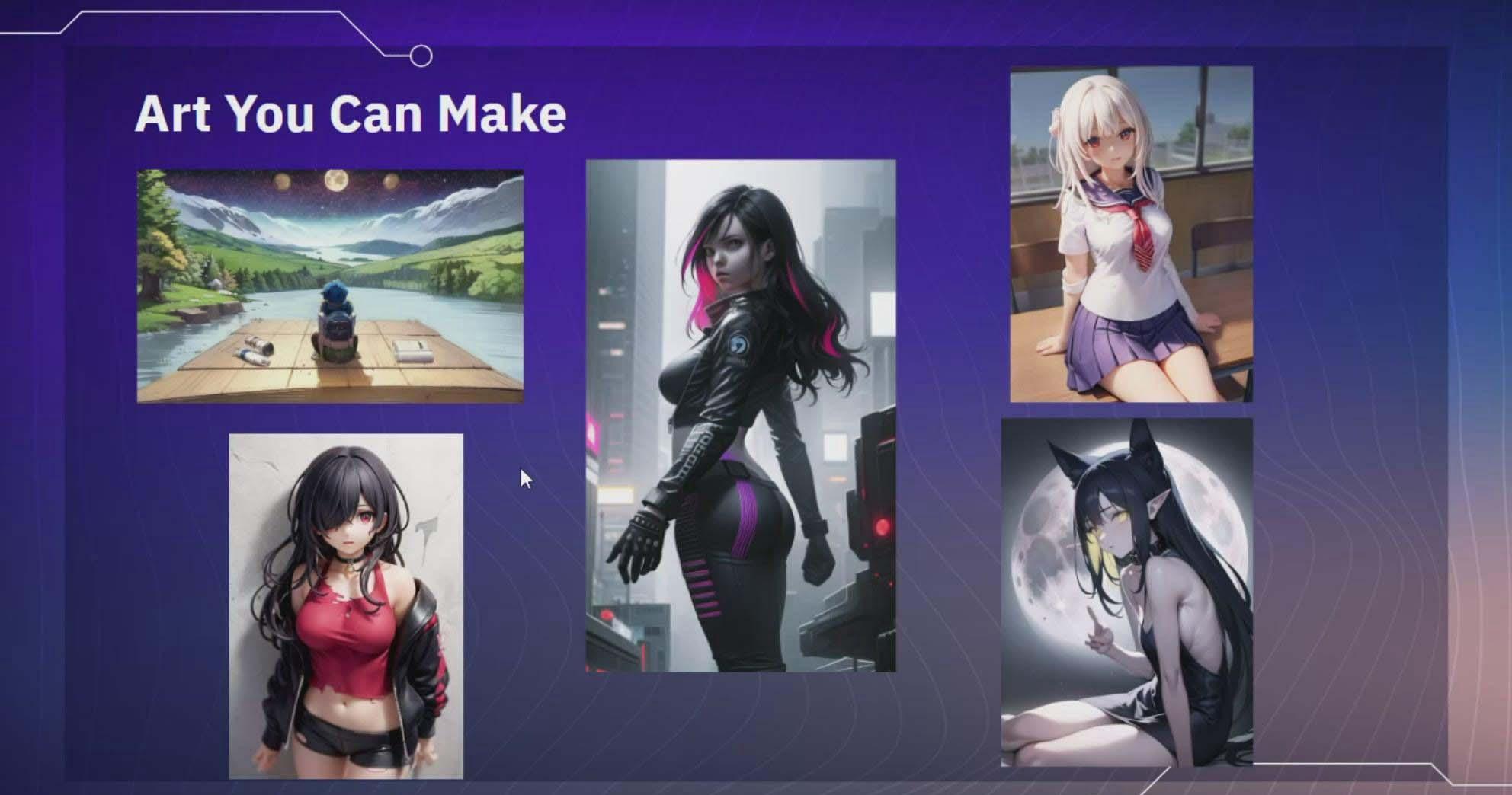 图片[2]-利用Stable Diffusion AI人工智能生成动漫艺术分步教程-14节课-中英字幕-云网创