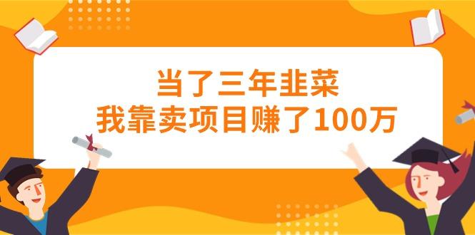 当了三年韭菜我靠卖项目赚了100万-云网创