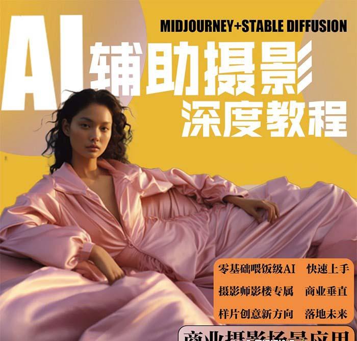 (8727期)2024年AI辅助摄影人工智能商业应用摄影课程(37节课)-云网创